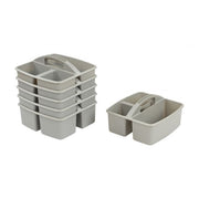 3-Compartment Small Caddy 6-Pack - Grey