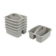 2-Compartment Large Caddy 6-Pack - Grey