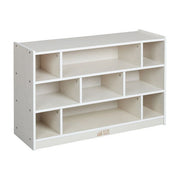 Medium Block Storage Cart 38in - White Wash