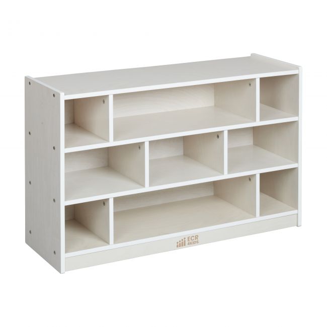 Medium Block Storage Cart 38in - White Wash