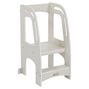 Chef's Helper Kitchen Tower - White Wash