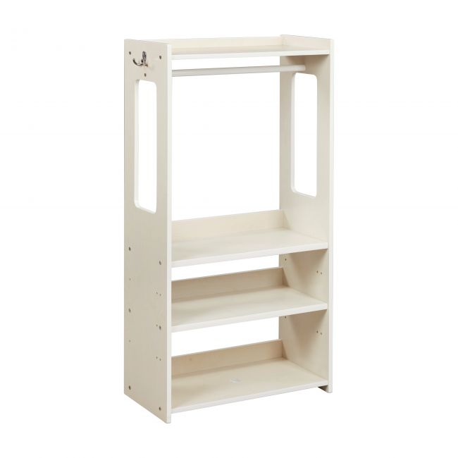 TrendiTot Clothing Rack - White Wash