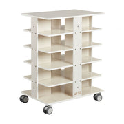 Cubby Storage Bin Tower 5x4, White Wash