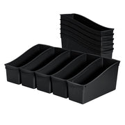 Linking Book Bins 10-Pack - Black