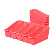 Linking Book Bins 10-Pack - Neon Pink