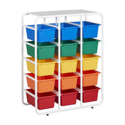 5-Tier Storage Rack with 15 Cubby Bins 5x3 - Primary