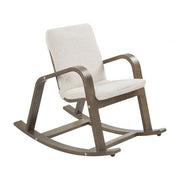 Bentwood Kid's Rocking Chair with Cushion - Grey Wash