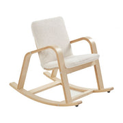 Bentwood Kid's Rocking Chair with Cushion - Natural
