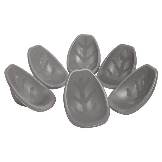 Leaf Floor Seat 6-Piece - Grey