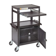 AV and 12-Bay Charging Cart
