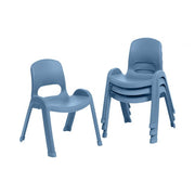 11in SitRight Chair 4-Pack - Peacock Blue