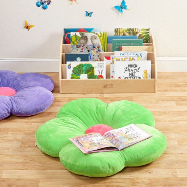 SoftZone Flower Floor Pillow - Bright Green