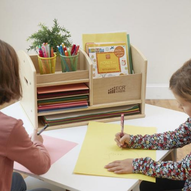 Tabletop Supplies Storage Center - Natural