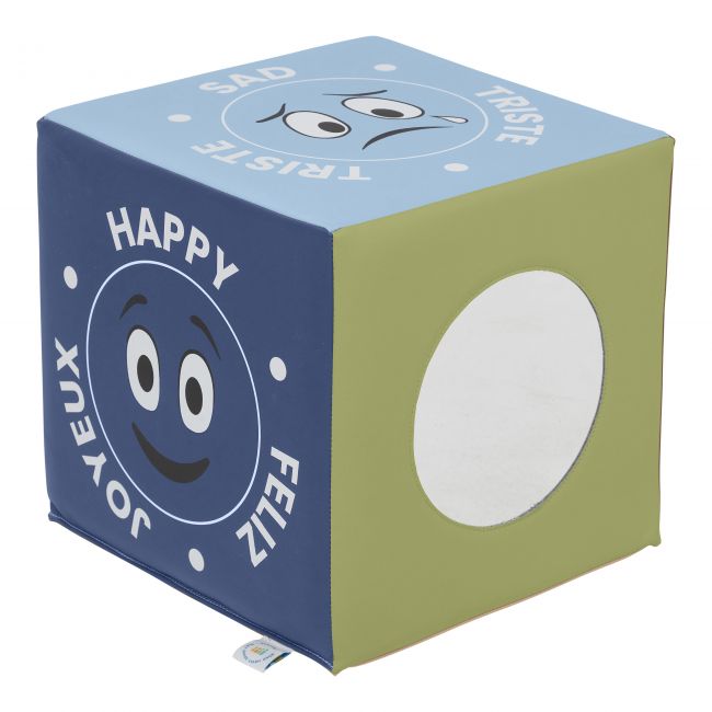 SoftZone Emotion Cube with Mirror - Earthtone
