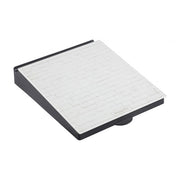 MessageStor Glass Board Memo Station - White Brick