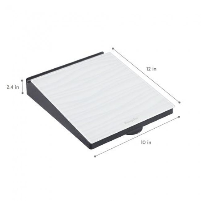 MessageStor Glass Board Memo Station - Waves