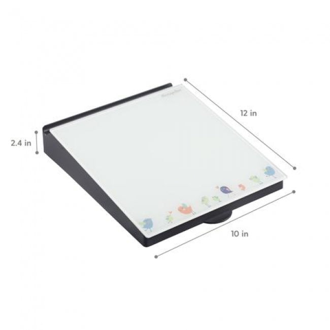 MessageStor Glass Board Memo Station - Birds