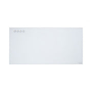 MessageStor 18in x 36in Glass Board and 4 Magnets Set - White