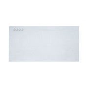 MessageStor 18in x 36in Glass Board and 4 Magnets Set - White Brick