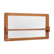 Wall-Mounted Coordination Mirror - Dark Walnut