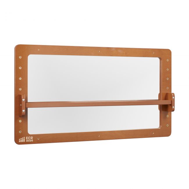 Wall-Mounted Coordination Mirror - Dark Walnut