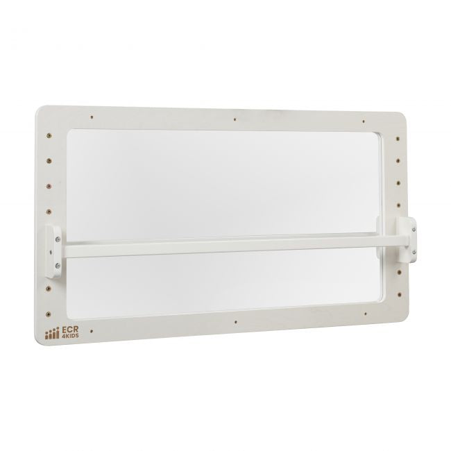 Wall-Mounted Coordination Mirror - White Wash