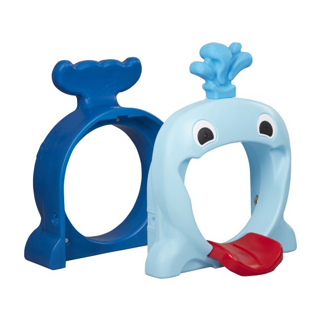 Willow Climb-N-Crawl Whale, Head and Tail - Splish Splash/Royal Blue