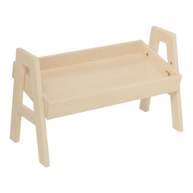Adjustable Stacking Shelf with Full Edge - Antique White