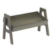 Adjustable Stacking Shelf with Full Edge - Grey Wash