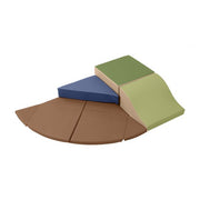 SoftZone Junior Adventurer's Summit Slide Corner Climber - Earthtone