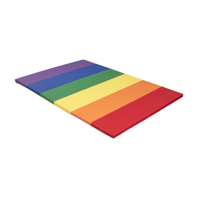 SoftZone 6-Section Rainbow Runway Activity Mat 1-Pack, Assorted