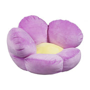 Flower Cozy Cushion, Bright Purple