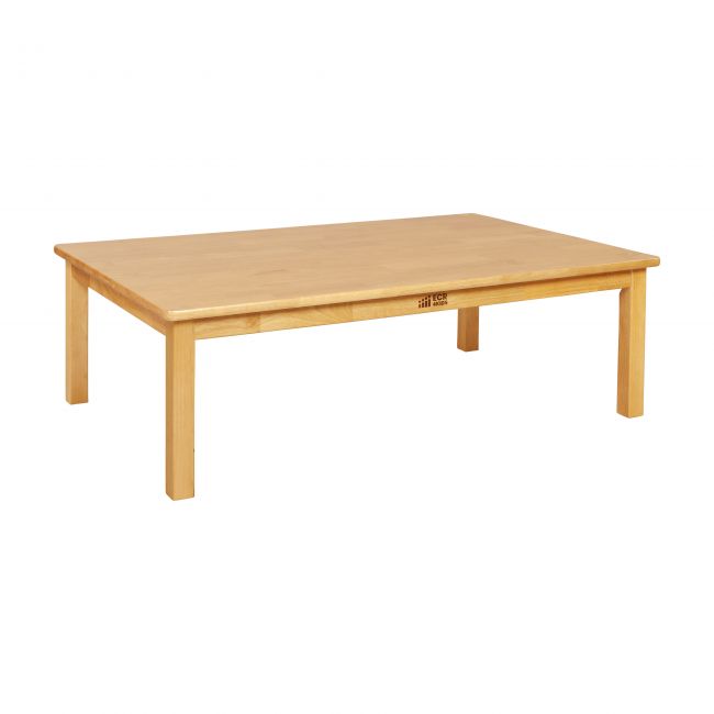 30in x 48in Rectangle Hardwood Table with 14in Legs - Honey