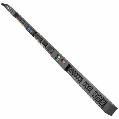 Eaton 3-Phase Managed HDX Rack PDU G4 240/415V 36 Outlets 27 C13+9 C19 60A 35kW 560P6W Input 10ft Cord 0U Vertical TAA