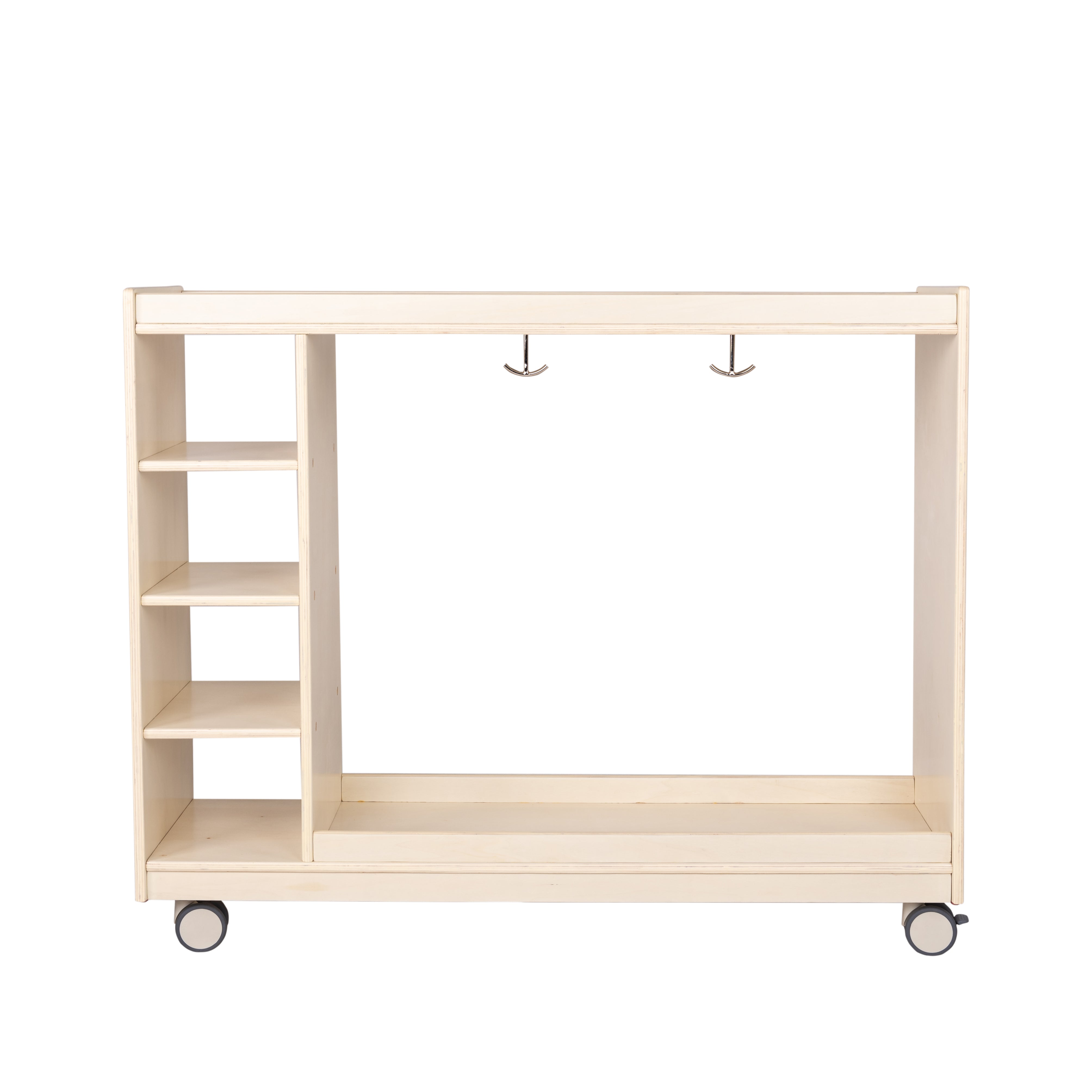 Mobile Dress Up Storage with Mirrors - Assembled
