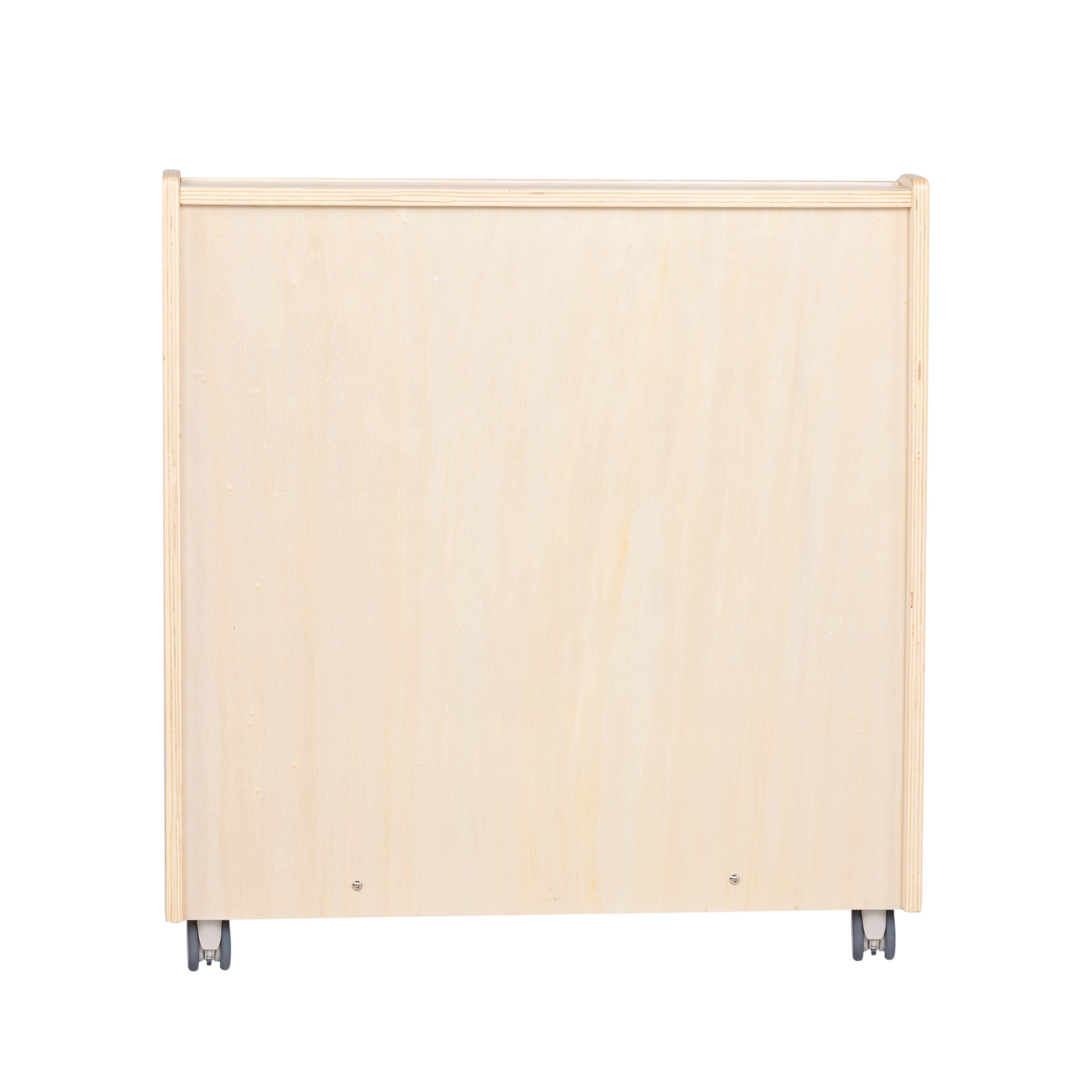 Mobile 4-Shelf Book Display with Storage - Assembled