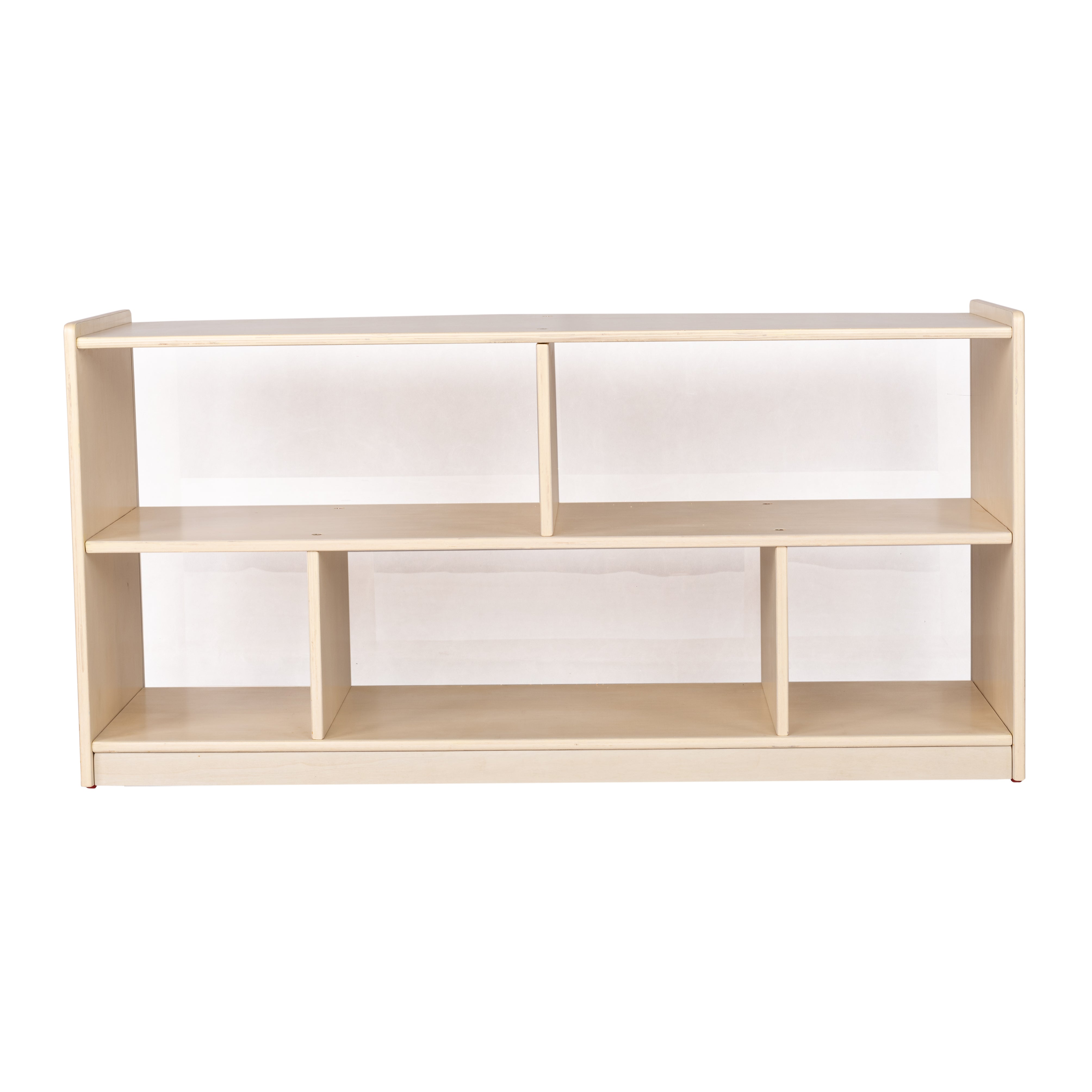 Mobile 24"H Toddler Storage with Clear Back - Assembled