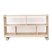 Mobile 24"H Toddler Storage with Clear Back - RTA