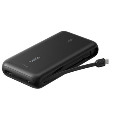 Belkin - Gaming Power Bank 20K with USB-C Cable, 30W Fast Charge for Switch 2, iPhone 16, Android, Tablets - Black