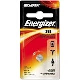 Energizer 392 1.5 Volt Button Cell Battery, Model 392, 1 per pack,72 per case