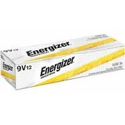 Energizer Industrial Alkaline Batteries, Size 9V, 12 per pack, 6 packs per case.