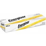 Energizer Industrial Alkaline Batteries, Size AA, 24 per pack, 6 packs per case.