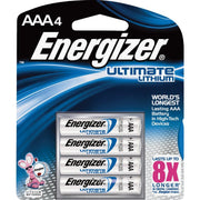 L92SBP-4 Energizer Ultimate AAA Lithium Battery (4-Pack)