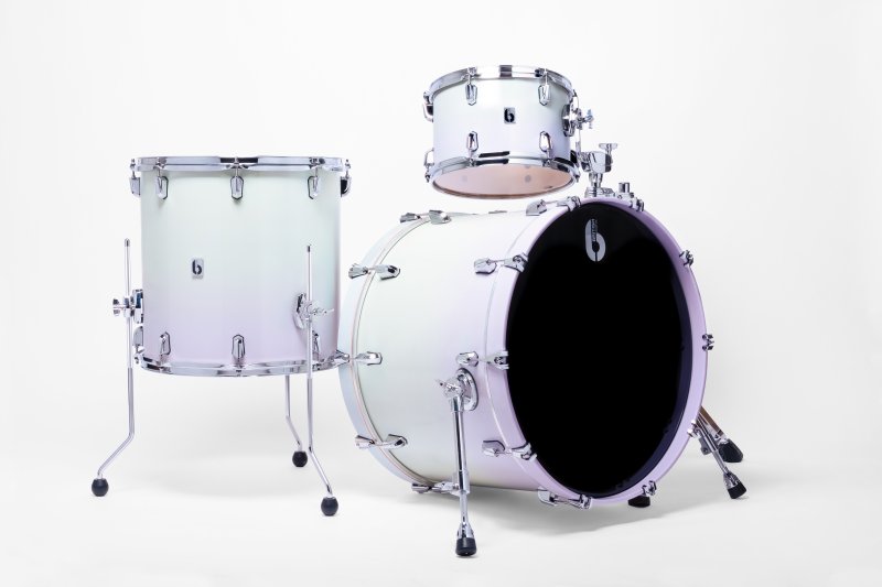 British Drum Co, ENG-22-CB-LVH Enigma Series Club Kit, Lavender Haze 12", 16", 22"