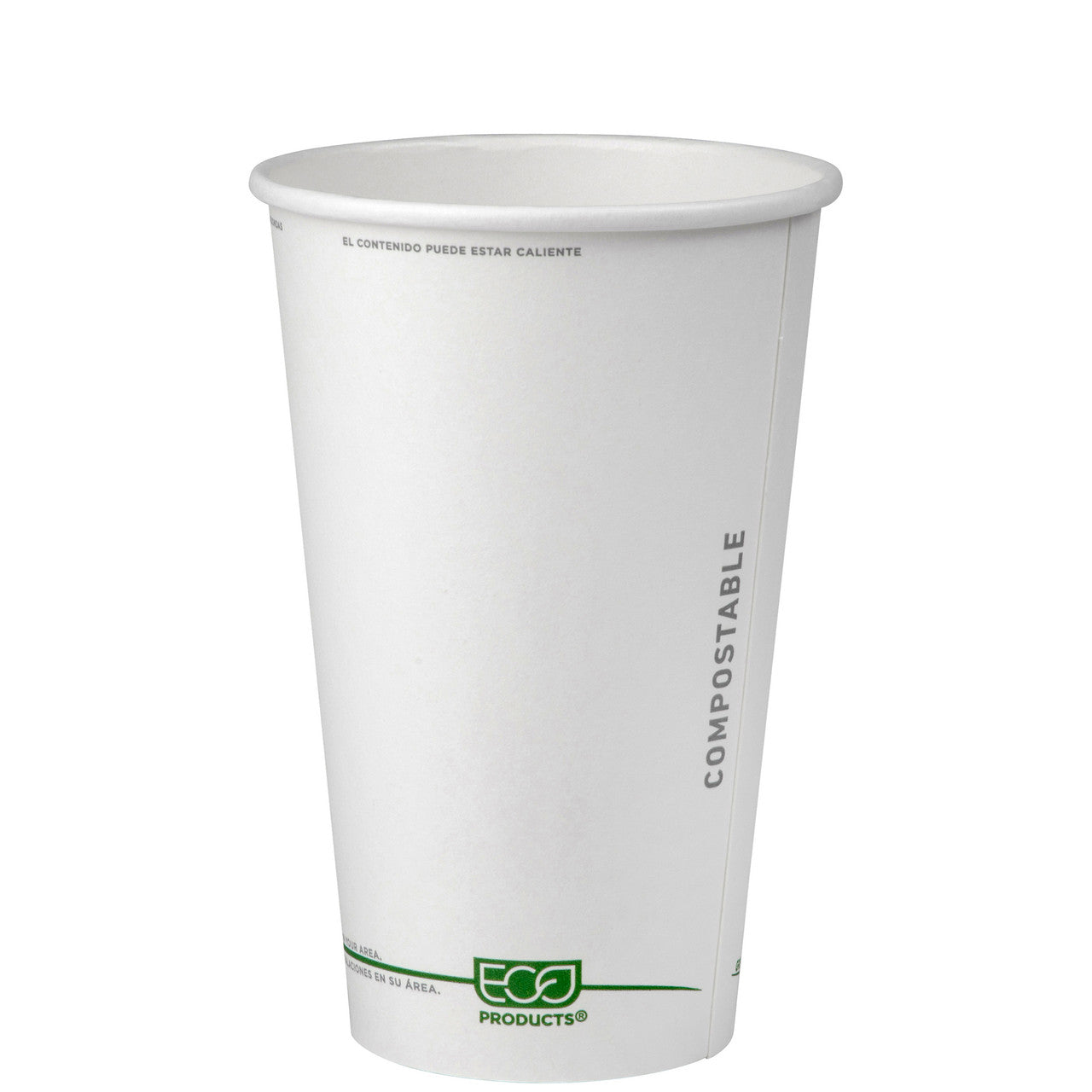 GreenStripe Renewable & Compostable Hot Cups - 16 oz. - Case of 1000