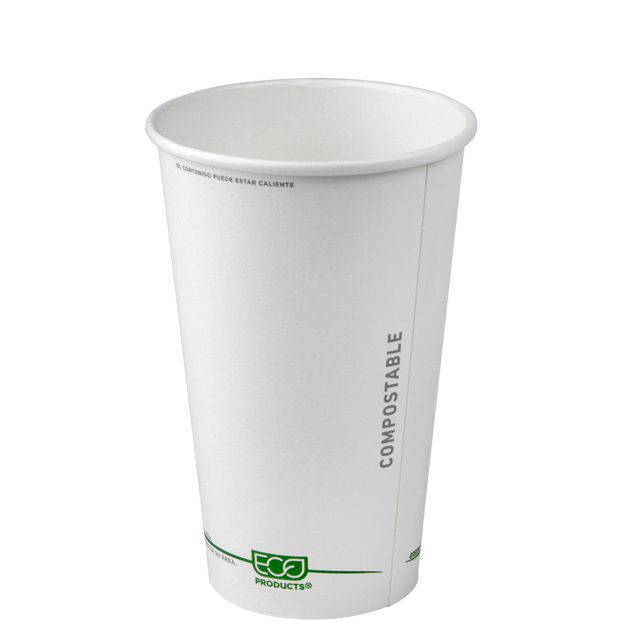 GreenStripe Renewable & Compostable Hot Cups - 16 oz. - Case of 1000