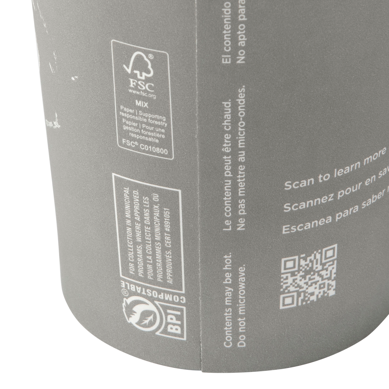 World Art Renewable & Compostable Hot Cups - 20 oz. - Case of 1000