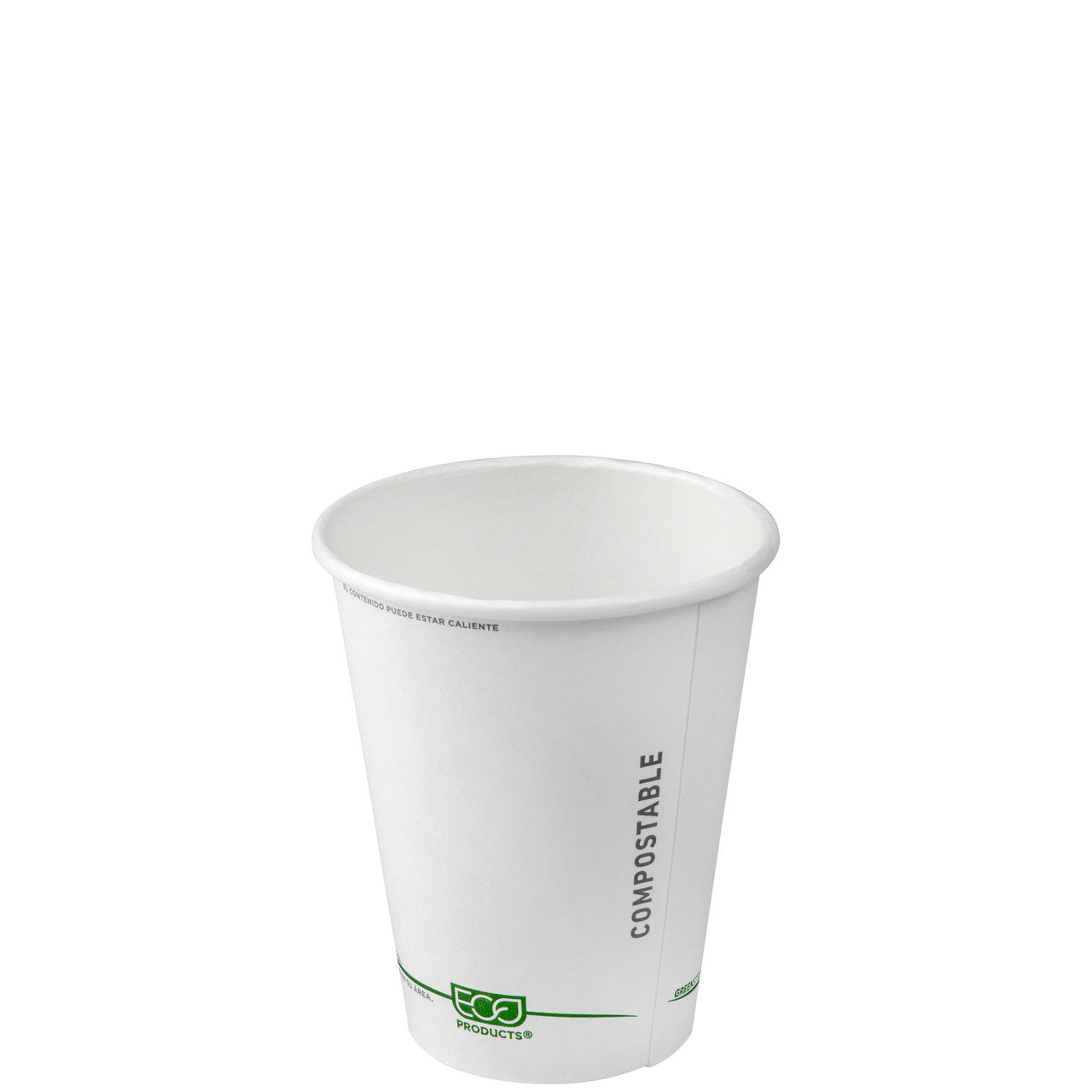 GreenStripe Renewable & Compostable Hot Cups - 8 oz. - Case of 1000