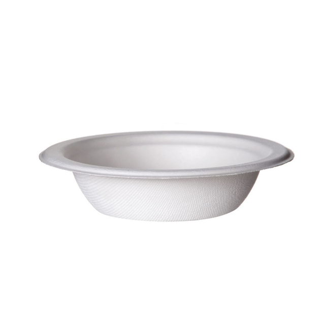 Vanguard™ Renewable & Compostable Molded Fiber Bowls - 12oz - Case of 1000