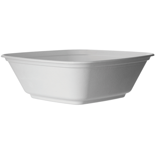 Vanguard™ Regalia™ Renewable & Compostable Lined Molded Fiber Bowls – 160oz - Case of 100